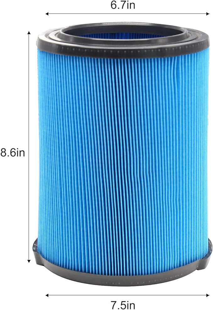 2 Pack 3-Layer VF5000 Replacement Filter for Ridgid Shop Vac 5-20 Gallon Wet Dry Vacuums, fits RV2400A RV2400HF RV2600B WD06700 WD0671 WD0671EX0 WD0970 WD09700 WD1270 WD1450 WD1680 WD1851
