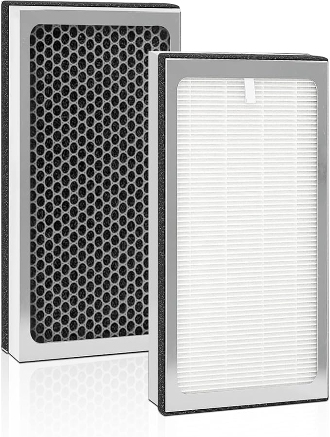 MA40 Replacement Filter Compatible with MA Air Purifier 40 Series MA40 MA40W MA40B,3-In-1 Filtration System of MA40,H13 True HEPA Filter with Activated Carbon Filter,2 Pack