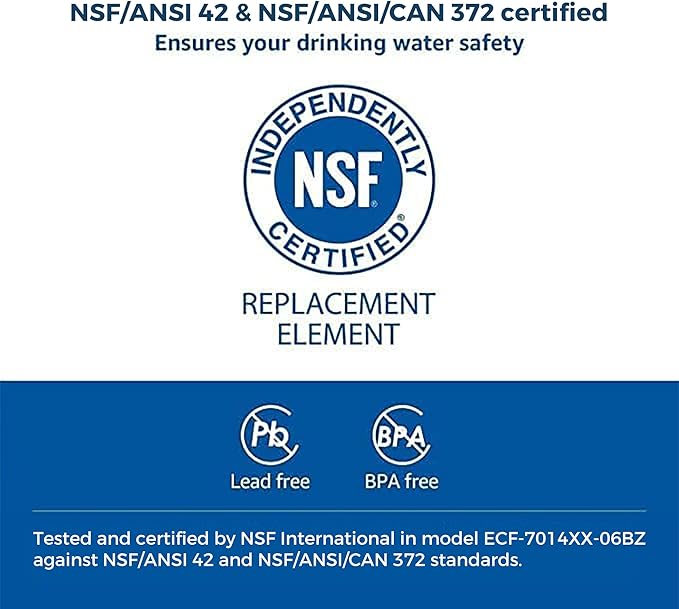 Waterdrop Replacement for Brita® Filters, Pitchers, Dispensers, NSF Certified Pitcher Water Filter, Brita® Classic OB03, Mavea® 107007, 35557, and More, Pack of 6