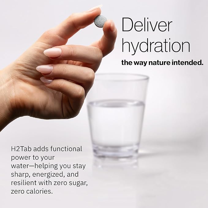 Molecular H2TAB Hydrogen Tablets with Magnesium -12 PPM Hydrogen Tablets for Drinking Water -Rich in Antioxidants, Supports Cellular Health, Recovery & Cognitive Function (30 Counts, Raspberry)