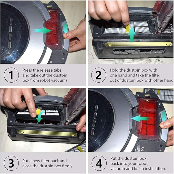 Neutop Replacement Filters Compatible with iRobot Roomba 800 and 900 Series 801 805 850 860 870 877 880 890 891 895 960 961 980 981 985 Robot Vacuums, 9-Pack.