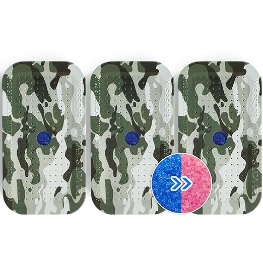 3 Packs Gun Safe Dehumidifier 40 Gram Reusable Indicating Silica Gel Desiccant Canister- Camouflage Rechargeable Humidity Moisture Absorbs for Car Closet Cabinet Storage Box