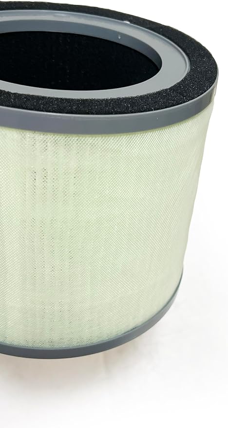 Nispira TR-8080 4-in-1 True HEPA Activated Carbon Filter Replacement Compatible with DreamEgg Air Purifier Portable TR-8080 Part RF001, 1 Pack