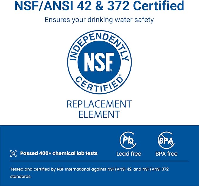 Maxblue DA97-17376B Refrigerator Water Filter, Compatible with Samsung® HAF-QIN/EXP, DA97-08006C, HAF-QIN, RF28R7201SR, RF28R7351SG, RF23M8070SR, MB-F45, 3 Filters
