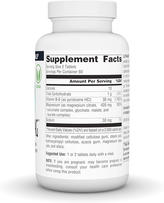 Source Naturals Ultra-Mag, 5-in-1 Bioavailable Magnesium - Relaxes Muscles & Calms Nerves* - 120 Vegan Tablets