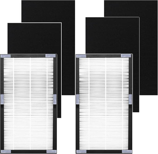 Replacement Air Purifier Filters C Compatible with Idylis IAF-H-100C, IAP-10-200, IAP-10-280, Model # IAFH100C & 302656 IAF-H-100C-P, IAP10200, IAP10280 (2 Hepa+4 Pre-filter)