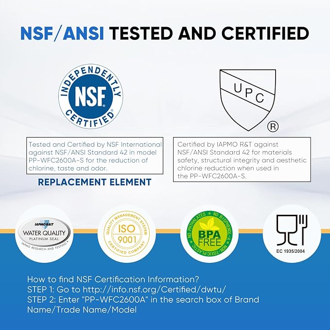 PUREPLUS 4204490 Replacement For Sub Zero, Sub-Zero 4204490, 4290510 Refrigerator Water Filter, 3 Pack