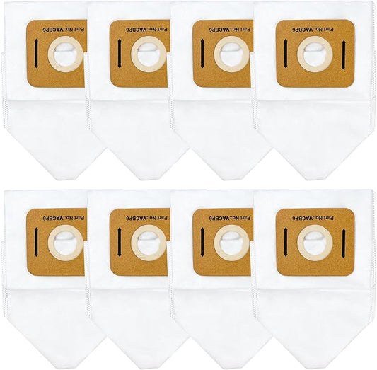 8 Pack Replacement VACBP6 HEPA Filter Bags Compatible for Atrix Ergo 8 Quart Backpack Vacuum, Replace Part VACBP36V VACBPAI VACBP1