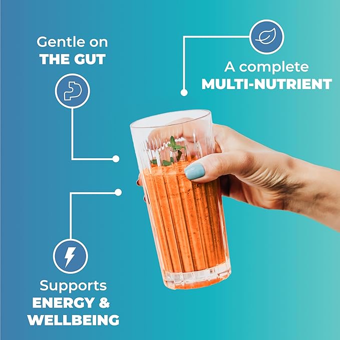 MultiAbsorb~Daily Essential, Multi-Nutrient Powder for Optimal Health, Vitamins, Minerals, Antioxidants, No Fillers or Preservatives, Natural, Non-GMO, 30 Servings (Orange-Mango)