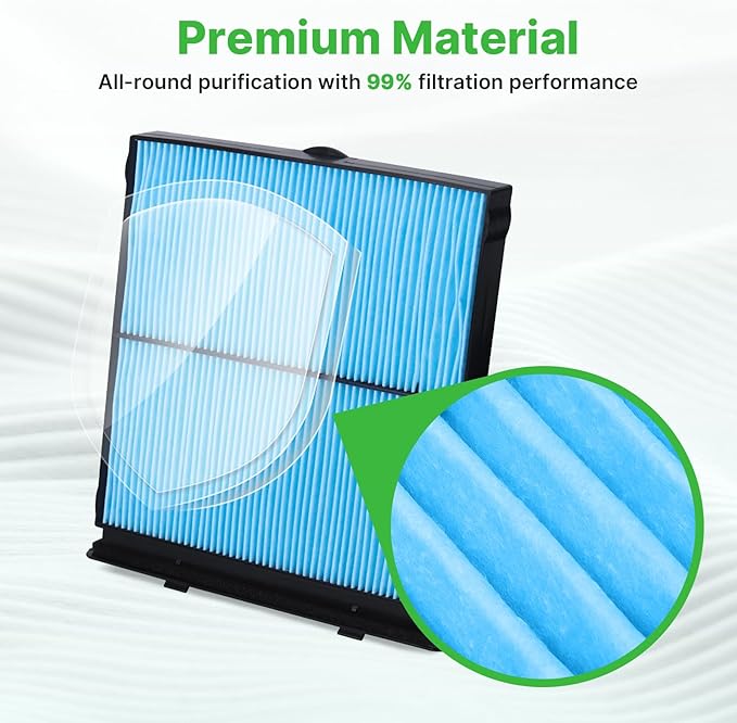 2-Pcs Cabin Air Filter for Subaru Forester 2.5L 2019-2024, WRX 2022-2025 2026 Cabin Filter for Car Replacement for 72880-FL000 Essential Automotive Accessories