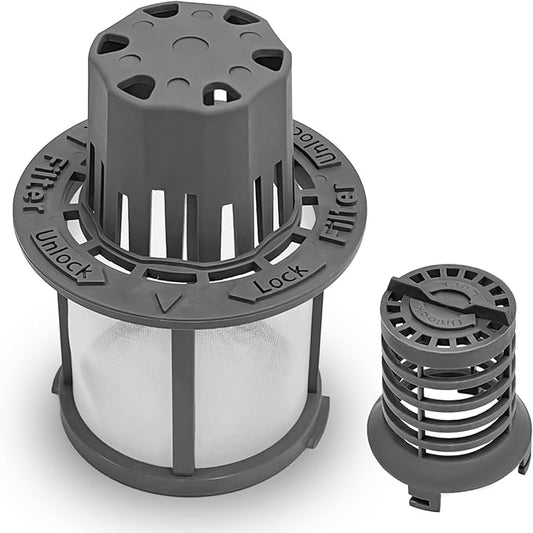 WD12X25995 Fine Filter & Basket Kit Compatible With GE/Hotpoint/Haier Dishwashers, Replaces #AP6989426 PS16217023 EAP16217023 4962336 Dishwasher Ultra Fine Filter Kit