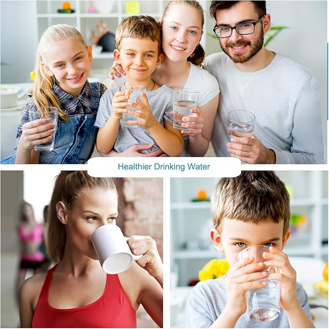 APEX MR-1050 Countertop 5 Stage Mineral pH Alkaline Water Filter - Easy Install Faucet - Reduces Heavy Metals, Bad Taste and Up to 99% of Chlorine - Blue