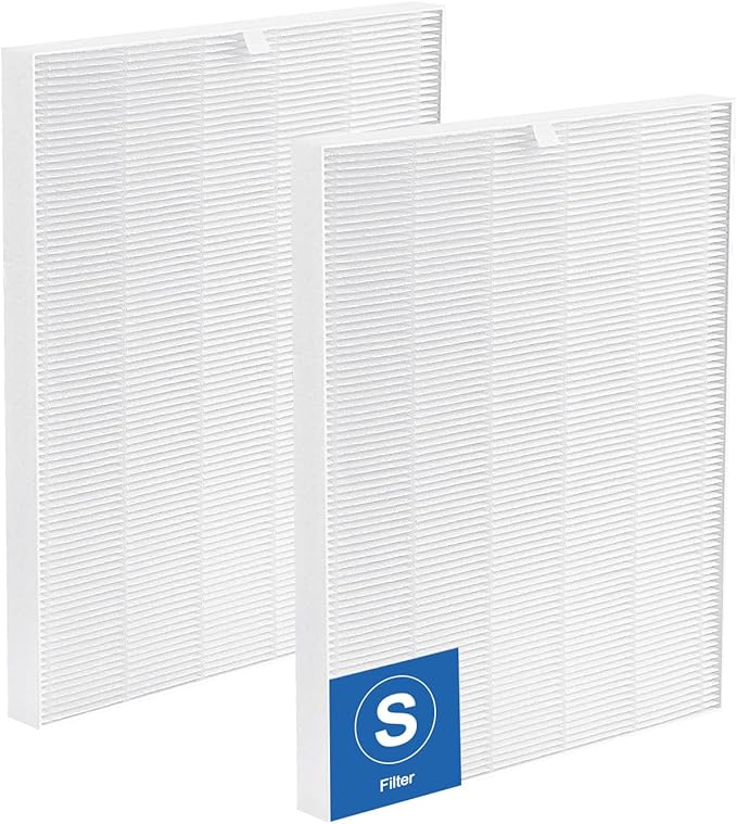 2 Pack C545 HEPA Replacement Filter S Compatible with Winix C545 Air Puri-fier, Replaces for Winix Filter S 1712-0096-00