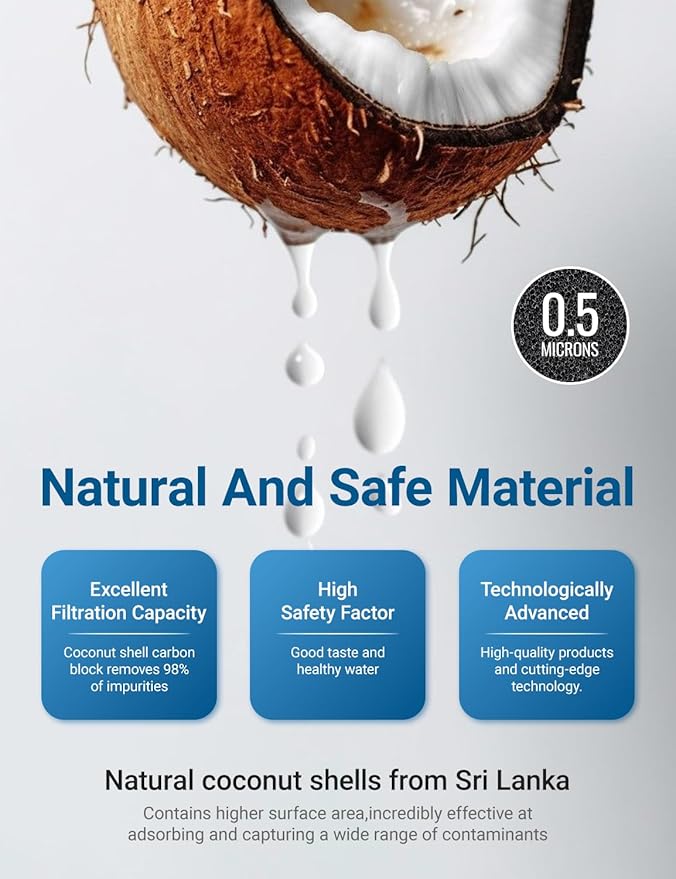 UKF8001 Water Filter Compatible with m*aytag UKF8001, UKF8001AXX, UKF8001P, Replacement for whirlpool 4396395,469006,EDR4RXD1,Fit for Filter 4, RFC0900A, UKF8001AXX-200, 469006,2pack,by Cobectal