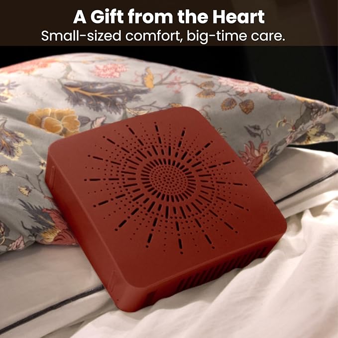 4-in-1 Portable Air Purifier HEPA Filter, Aroma, Ionizer & Mini Fan – USB-C Desktop Air Cleaner for Smoke, Pollen, Dander, Odors – 5 Colors for Bedroom, Office, Baby, Pets, Travel (Crimson Red)