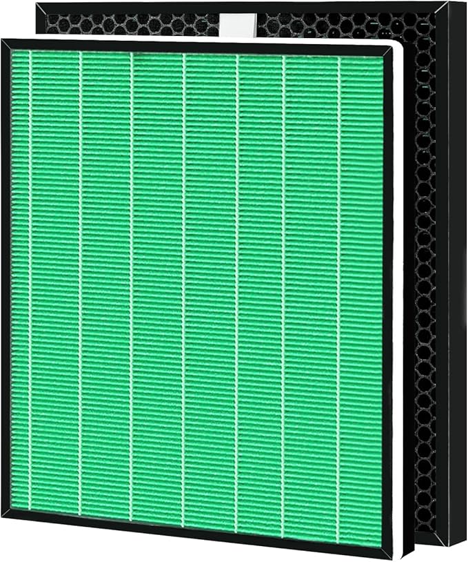 Airmega 250/250S Filter Replacement, Compatible with Coway Airmega 250S and Coway Airmega 250 Air Purifier, Max 2 Green True HEPA and Active Carbon Filter, 2 Pack