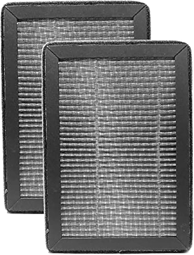 Nispira True HEPA Replacement Filter Compatible with Levoit LV-H128 Air Purifier Part LV-H128-RF. 2 Packs