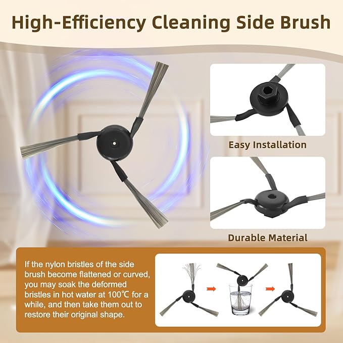 29 Pack Accessories Kit Compatible with Dreame X50 Ultra Complete/L50 Pro Ultra/L50 Ultra/X50 Master/L40s Pro Ultra/Mova V50 Ultra Complete Replacement Parts, Main Brushes Dust Bags