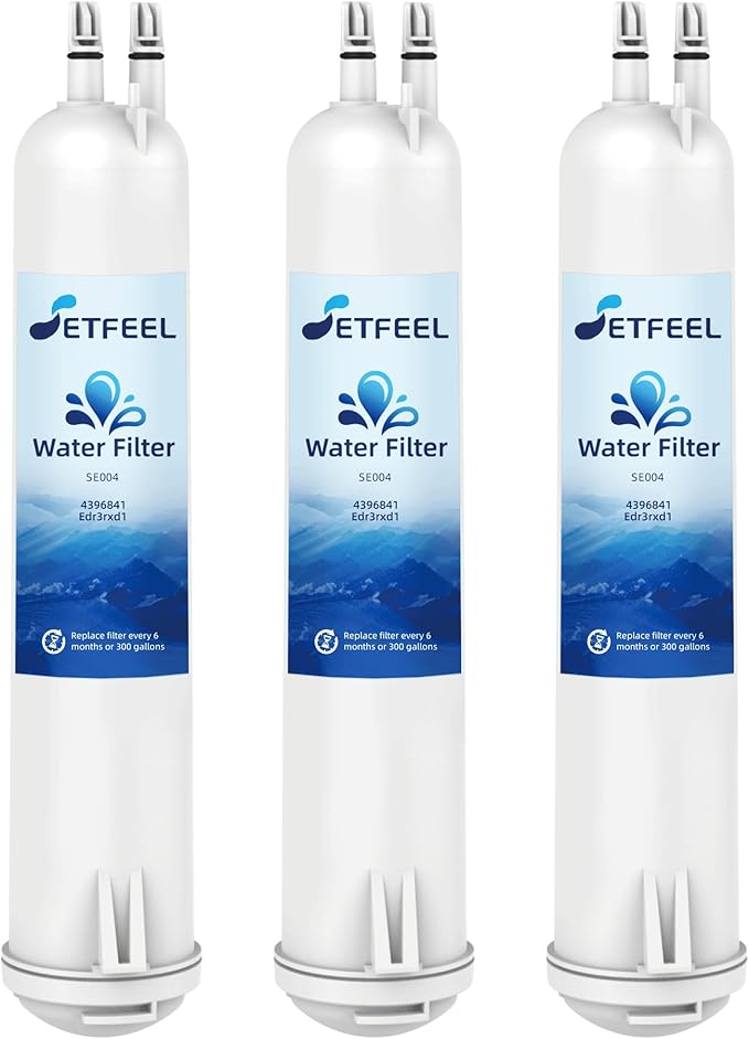 Edr3rxd1 4396841 Water Filter Replacement For Everydrop Filter 3, Compatible With Kenmore Refrigerator 9083, kad3rxd1, Whirlpool whr3rxd1, 9030, 460-9083, 4396841, 4396710, 3 Pack SETFEEL