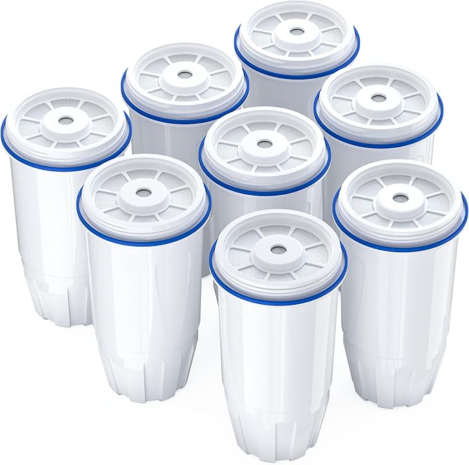 Upgraded Water Filter Replacement for Zero Pitcher and Dispenser ZR-001 ZR-004 ZP-006 ZR-017, Multi-Stage Filter System, Effectively Reducing Lead, Chromium, PFOA, and PFOS, Pack of 8, By DESENRUIS