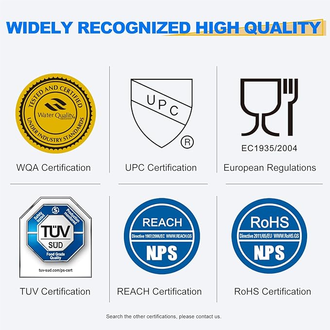 GOLDEN ICEPURE RWF0100A Refrigerator Water Filter, Replacement for ADQ72910901, LG LT500P, Kenmore 469890, 9890, 5231JA2002A, LSC27925ST, ADQ72910907, 1PACK