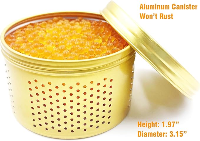 Gun Safe Dehumidifier, Moisture Absorbers, TOAAOT 200g Silica Gel Canister for Gun Case, Tool Box (3 Units)