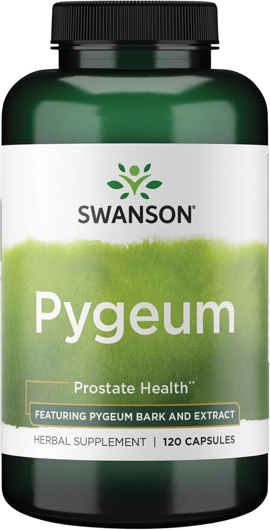 Swanson Pygeum - Herbal Supplement - Men's Health Supplement - (120 Capsules Each, 400 mg)