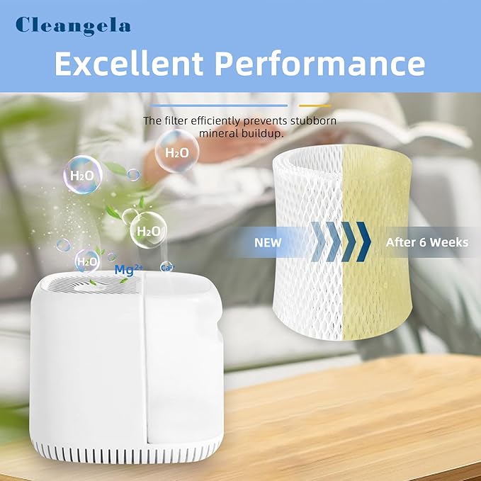 3 Pack Bedside Humidifier Filter Replacement Compatible with Canopy Bedside & Nursery Humidifiers Humidifier Wicking Replacement Filter Wood Pulp & Paper Replace Every 6 Weeks