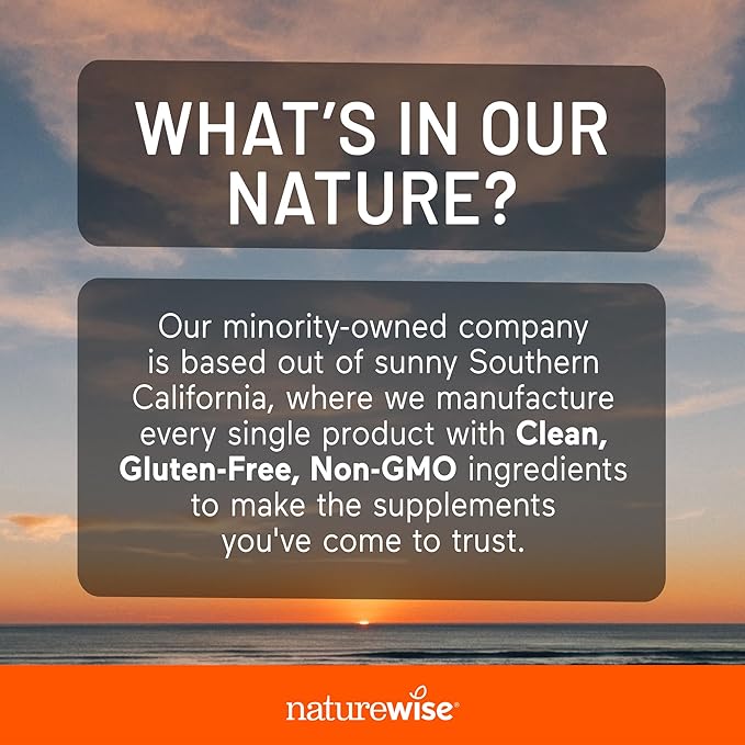 NatureWise Turmeric Curcumin 500mg with Black Pepper Softgels - Extra Strength, Enhanced Absorption - 95% Curcuminoids & BioPerine for Immune Support - Gluten-Free, Non-GMO - 30 Count[1-Month Supply]
