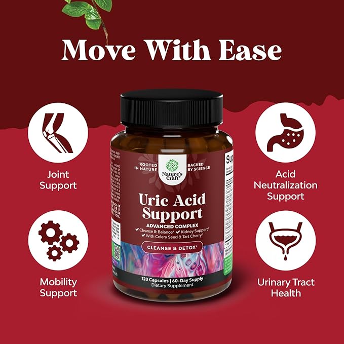 Green Coffee Bean Extract for Uric Acid Cleanse & Detox - Green Coffee Beans with Turmeric, Tart Cherry & Celery Seed for Adults - Daily Uric Acid Flush for Joints Support & Kidney Cleanser – 120 Ct