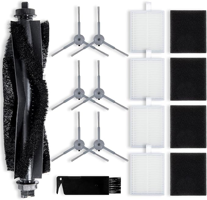 eufy L60 Replacement Parts Compatible with eufy L60 & L50 Series L60 SES/L50 SES Robot Vacuums L50 Replacement Parts Accessories Kit Brush, Filter Combo
