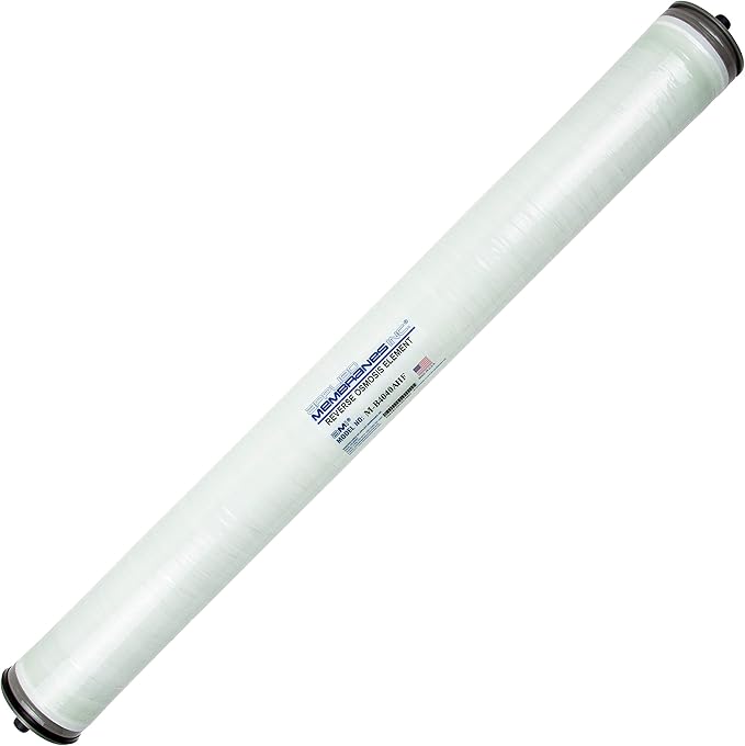 4x40 Reverse Osmosis Membrane Element for Tap or Brackish Water | High Flow 3,000 GPD at 225 psi | 99.5% Rejection | Replacement Commercial RO Membrane | Applied Membranes USA M-B4040AHF
