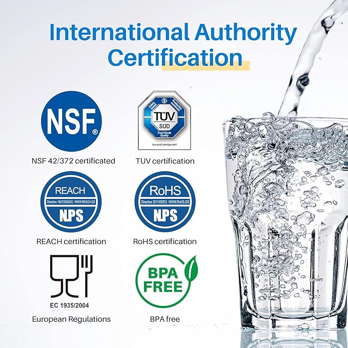 ICEPURE JFC001 Pitcher Water Filter Compatible with Brita Maxtra+/Maxtra/Mava, 1001122, Reduces Chlorine and Limescale, 3PACK