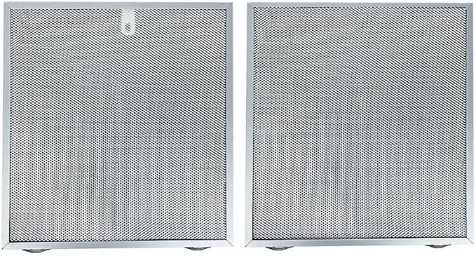 Filtro de campana extractora de 13-7/8 x 15 3/4 x 0.35 pulagadas, filtros de repuestos de campana extractora, filtro de grasa, 2 filtros de aluminio, reemplazo de filtros, filtro de ventilacion.