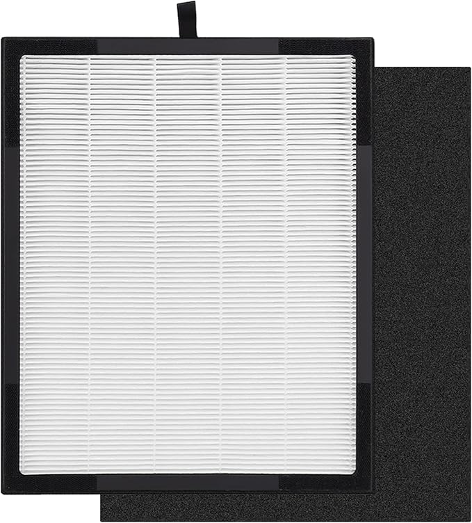 Air Purifier Filter for Zigma Aerio-300: Hepa Air Purifier Filter Replacement 1 High-Efficiency True HEPA Filter - 1 Carbon Pre-Filters Carbon filter Room Home
