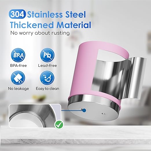 Purewell 3-Stage 0.01μm Ultra-Filtration Gravity Water Filter System, NSF/ANSI 42&372 Certification, 304 Stainless Steel Countertop System with 2 Filters and Stand, Reduce 99% Chlorine, 2.25G, PW-OB