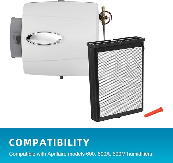 H635EZ1A Humidifier Filter Replacement, Water Panel Assembly Replacement Kit, for AprilAire H635EZ1A, for AprilAire Whole House Humidifier Models: 600, 600A, and 600M