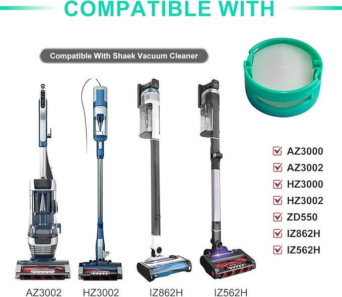 8Pack odor neutralizer fit for shark vacuum Replacement Cartridges: Compatible with Shark HZ702 AZ3000 AZ3002 HZ3000 HZ3002 IZ862H IZ562H ZD550 Vacuum Cleaner & Air Purifier - 1541FC3000 Original