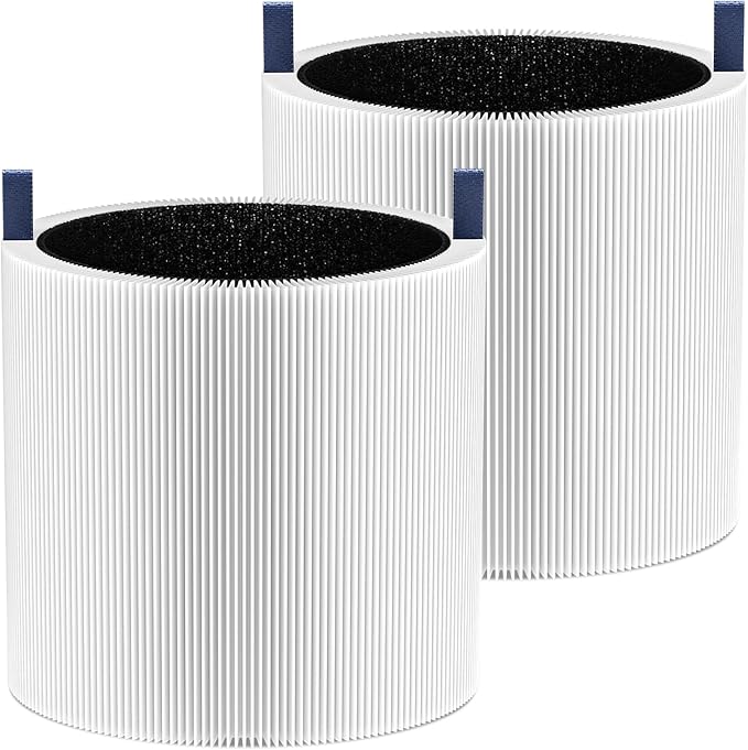 2 Pack Mini Max Replacement Filter Compatible with Blueair Blue Pure Mini Max Air Purifiers, HEPA & Activated Carbon Blue Pure FMINI Filter Fits for Blue Pure Mini Max