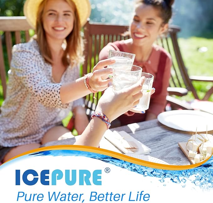 ICEPURE ADQ747935 Refrigerator Water Filter and Air Filter Replacement for LG ® LT1000P®,MDJ64844601, Kenmore Elite 9980, ADQ74793501 LT1000PC ® ADQ74793502, LMXS28626S, LFXS26973S, LT120F®, 1PACK