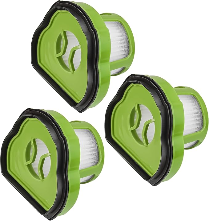 HASMX Replacement Vacuum Filter for Bissell Pet Hair Eraser Hand Vacuum Cleaner Models 1782 17823 Replaces Part Numbers 160-8653 160-8654 1608653 1608654 (3)