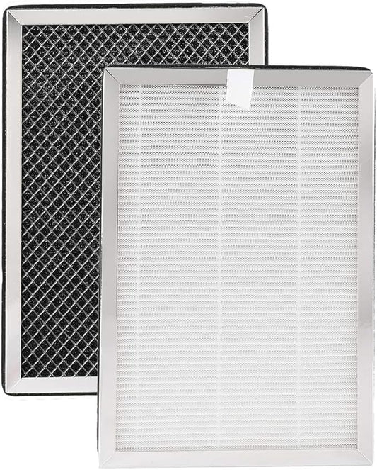 Replacement Filters 2 Pack,3-in-1 Filters Compatible with 25 Air Purifier Series Filter S1/W1/B1, H13 True HEPA and Activated Carbon Filters