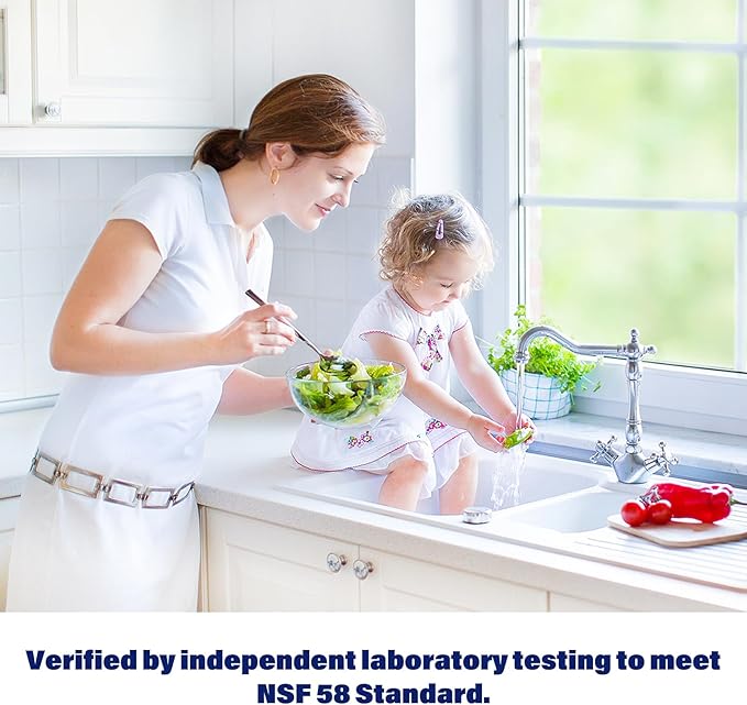 600 GPD RO Membrane with Reverse Osmosis Membrane Housing Set, Reverse Osmosis Filter Replacement Kit, RO Membrane Housing Set for DIY RO Water System & Maple Syrup Reverse Osmosis System