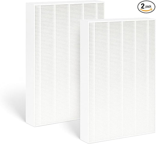 Nispira KC-850U KC850U H13 HEPA Filter Replacement for Sharp Air Purifier KC-850U Part FZ-C100HFU, 2 Packs