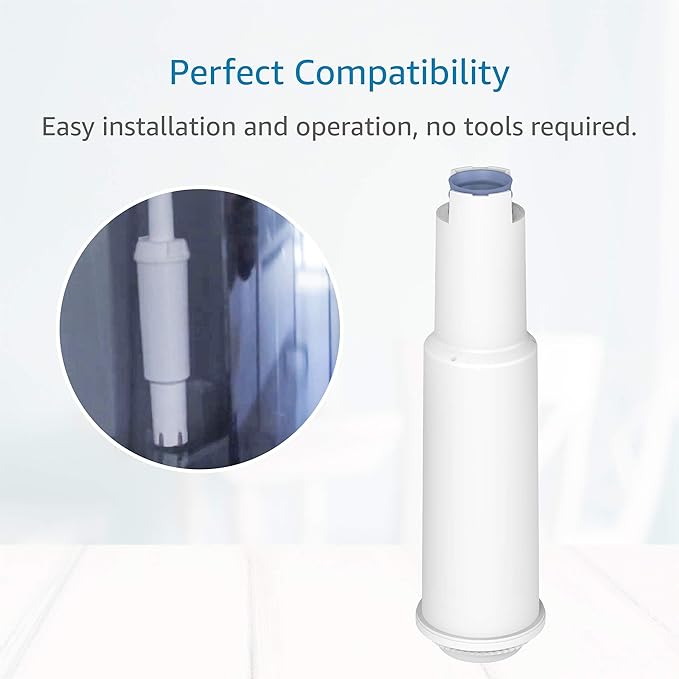 AQUA CREST Coffee Machine Water Filter, Replacement for Jura® Clearyl White, 64553, 7520, 60209, 68739, 62911 - Including Various Models of Nespresso®, Impressa®, TÜV SÜD Certified, 6 Packs