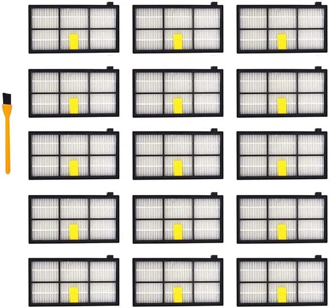 Replacement for iRobot Roomba Filters 960 981,15 Packs 800 and 900 Series Hepa Filters for Roomba 960 980 870 880 960 877 871 880 890 891 805 Robotic Vacuum Parts