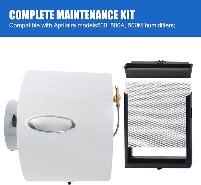 H510EZ1A 4793 Humidifier Filter/Water Panel Assembly Replacement Kit Compatible with AprilAire Whole-House Humidifier Models: 500, 500A, 500M, 550, 580