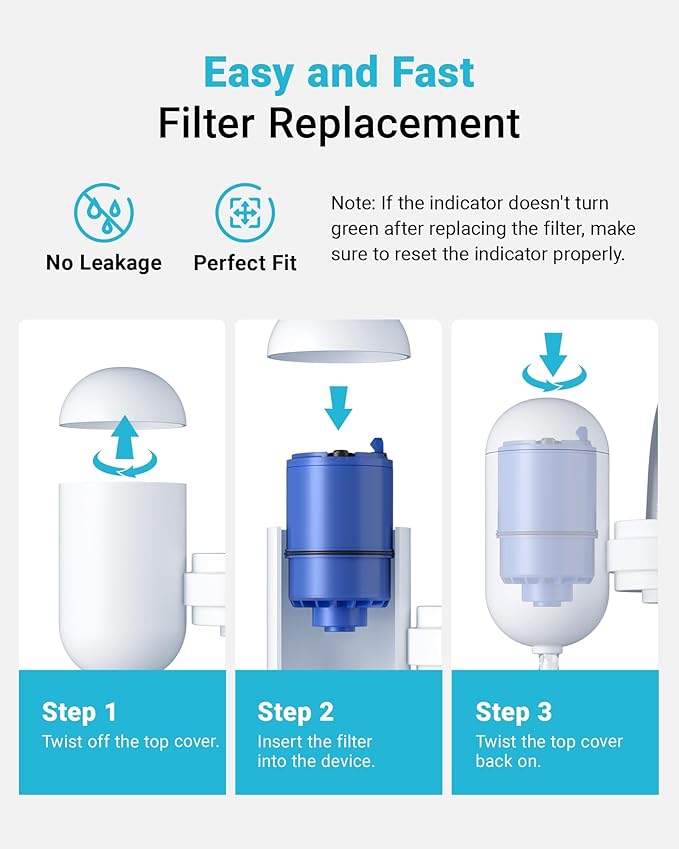 4 Pack Faucet Filter Replacement for All PUR®Plus, PUR® Water Filter Replacement, Pur® Filter Replacement RF-9999®, NSF 42 Certified, 1200-Gallon Long Lifespan, AQUA CREST