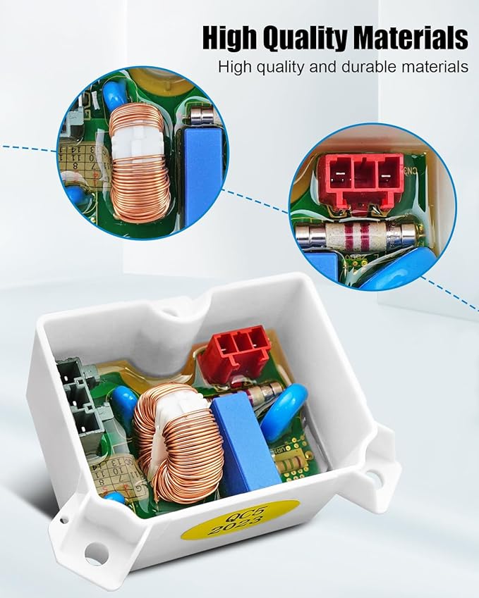 Washer Noise Filter Assembly Replace 6201EC2002U Fit for LG Drum Washing Machine, Stable Operation & Direct Replacement
