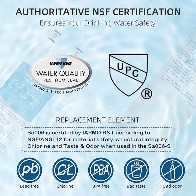 WF3CB Water Filter Replacement, Compatible with Frigidaire WF3CB, Pure Source 3, 706465, 242069601, 242086201, WF425 (2 Pack)